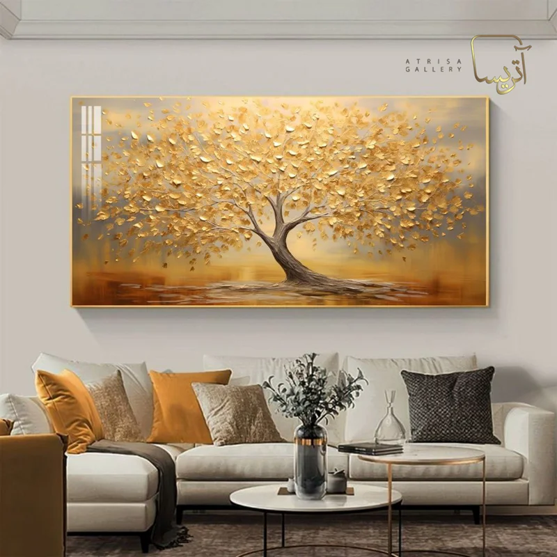 تابلو طرح درخت مدرن