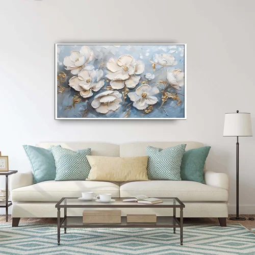 تابلو طرح گل مدرن
