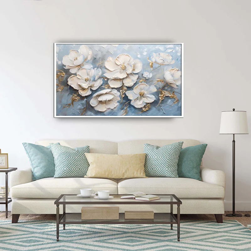 تابلو طرح گل مدرن