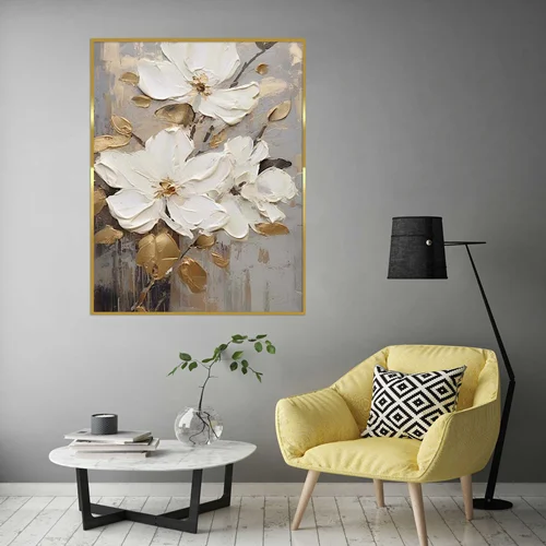 تابلو طرح گل مدرن