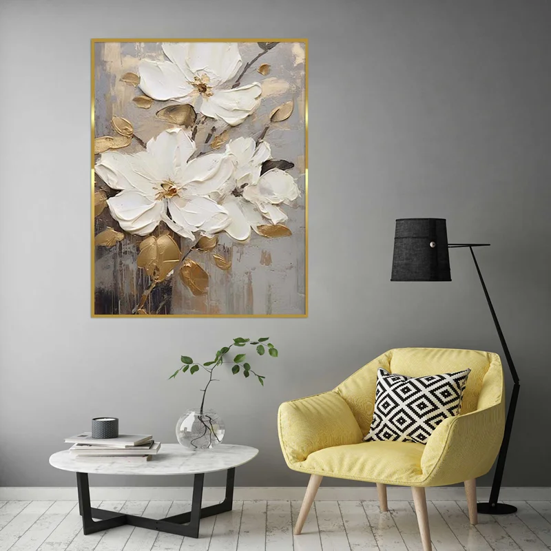 تابلو طرح گل مدرن