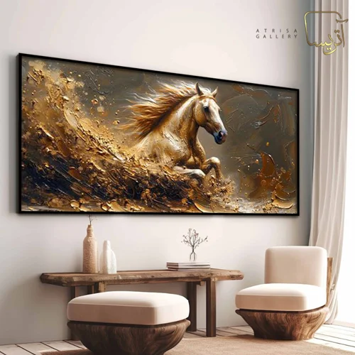 تابلو دکوراتیو طرح اسب
