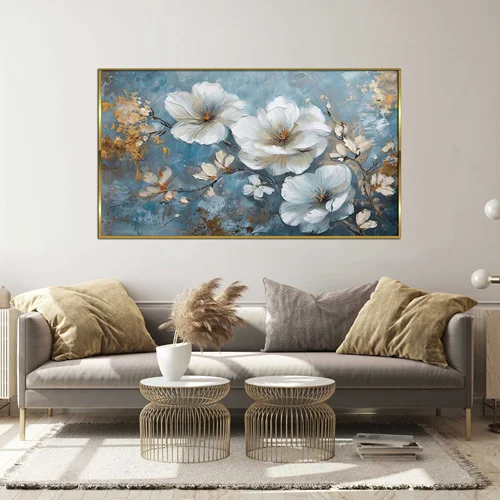 تابلو طرح گل مدرن