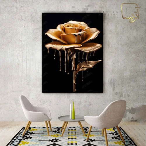 تابلو طرح گل مدرن