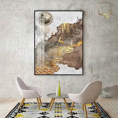 تابلو طرح آبستره مدرن