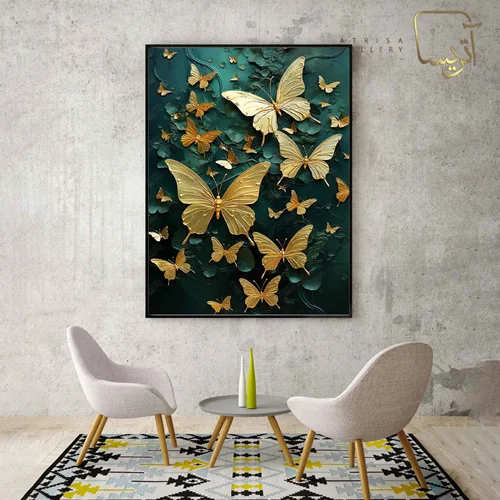 تابلو طرح پروانه