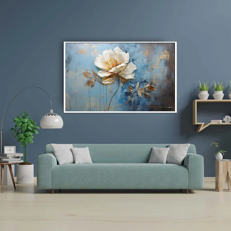 تابلو طرح گل مدرن