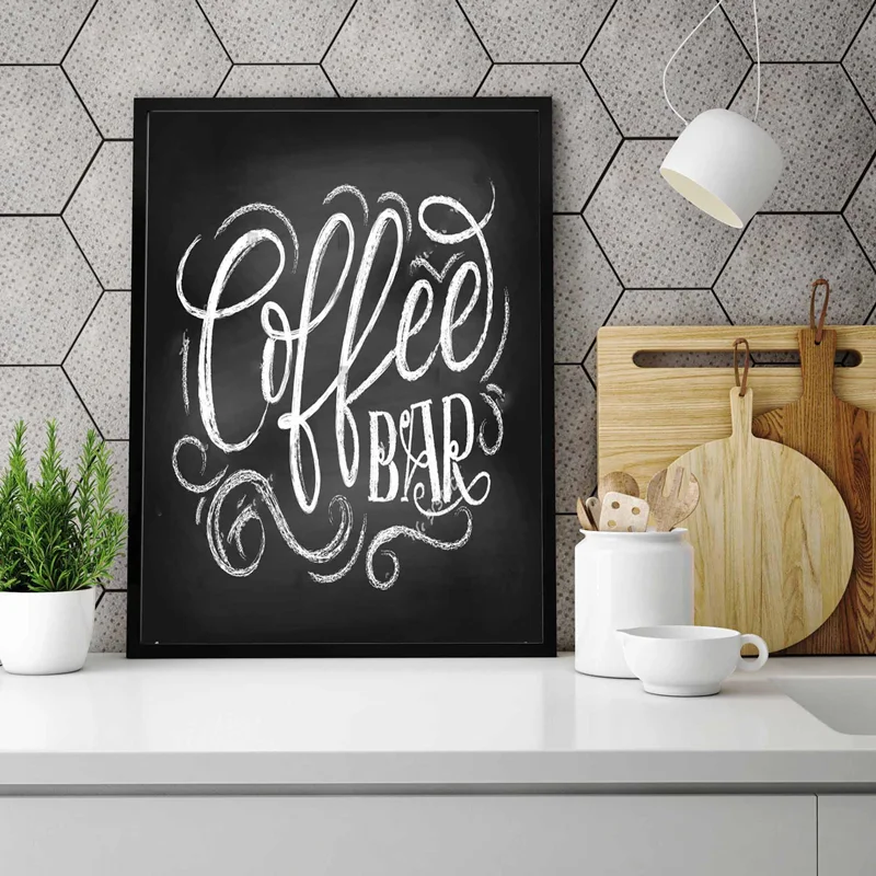تابلو آشپزخانه coffee BAR