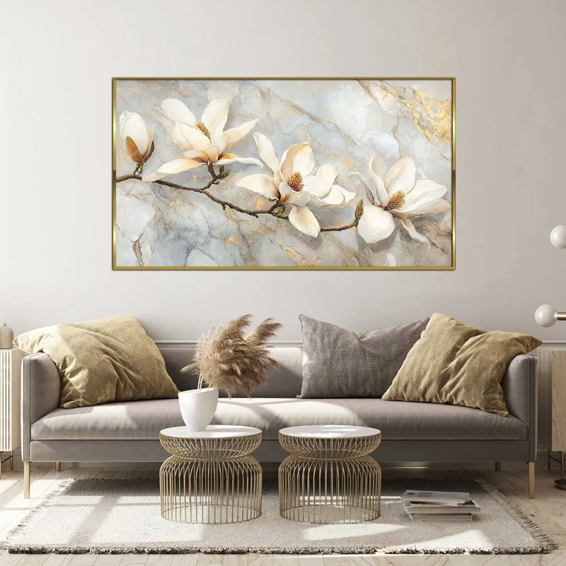 تابلو طرح گل مدرن