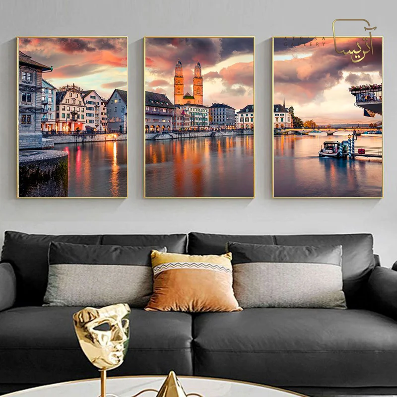 تابلو طرح طبیعت مدرن