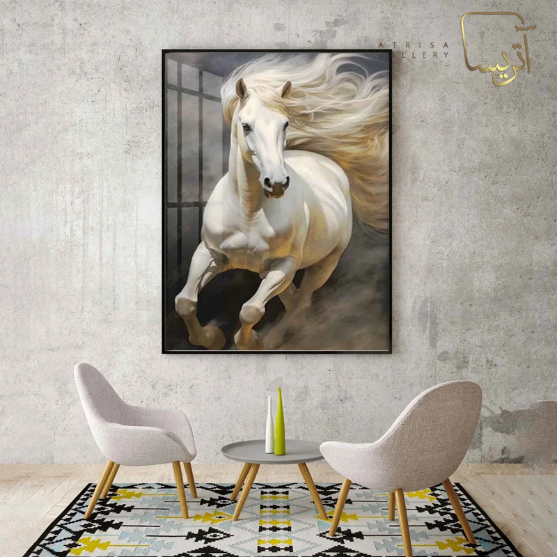 تابلو طرح اسب مدرن
