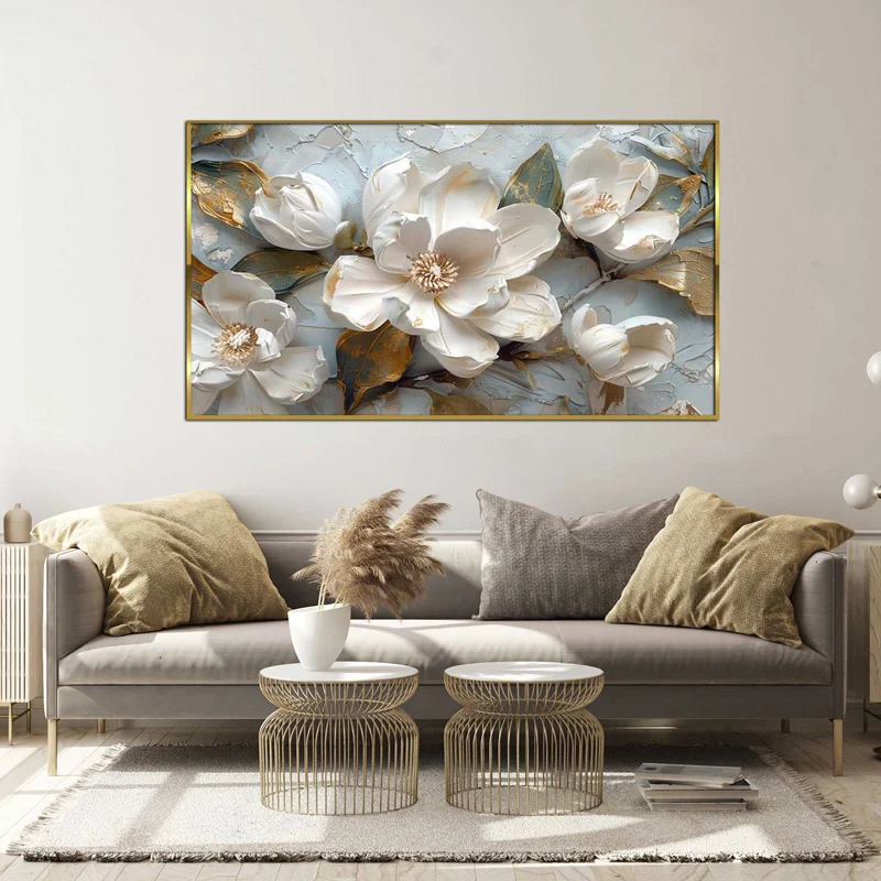 تابلو طرح گل مدرن