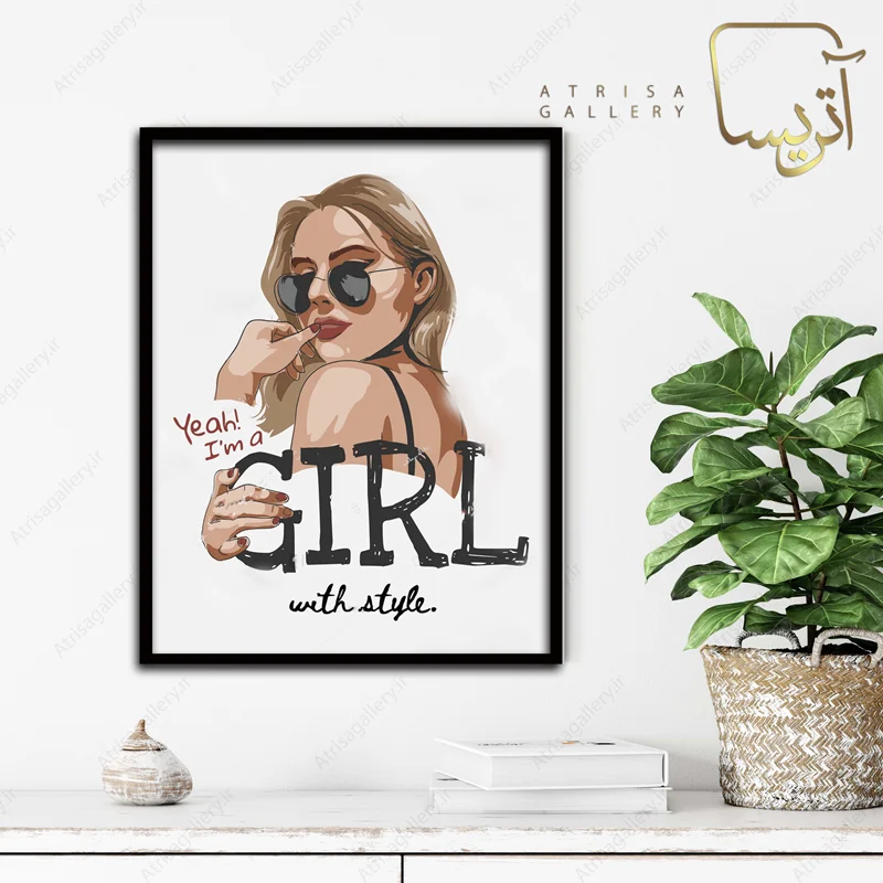 تابلو مدل دخترانه