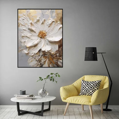 تابلو طرح گل مدرن