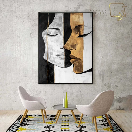 تابلو طرح چهره مدرن