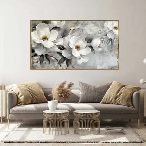 تابلو طرح گل مدرن