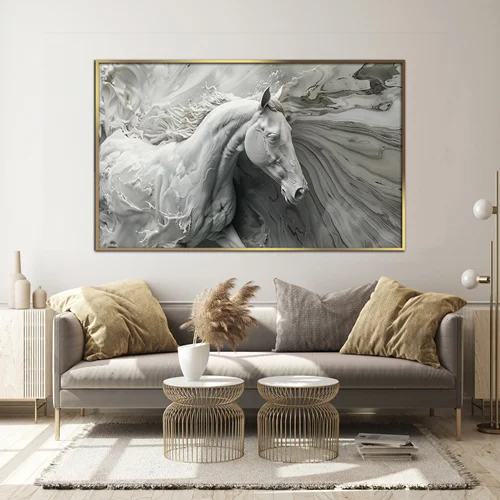 تابلو دکوراتیو طرح اسب مدرن