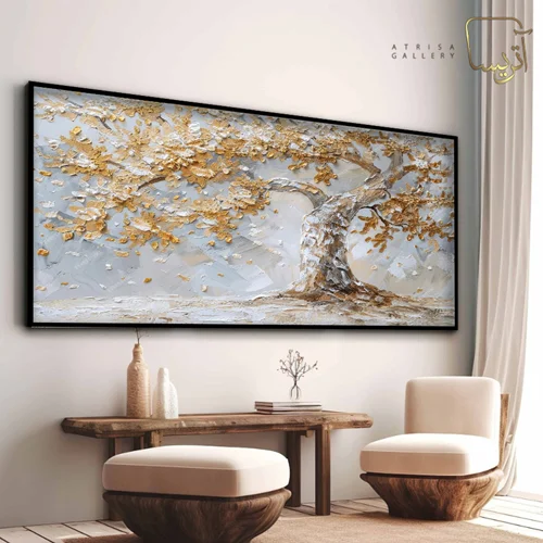 تابلو دکوراتیو طرح درخت