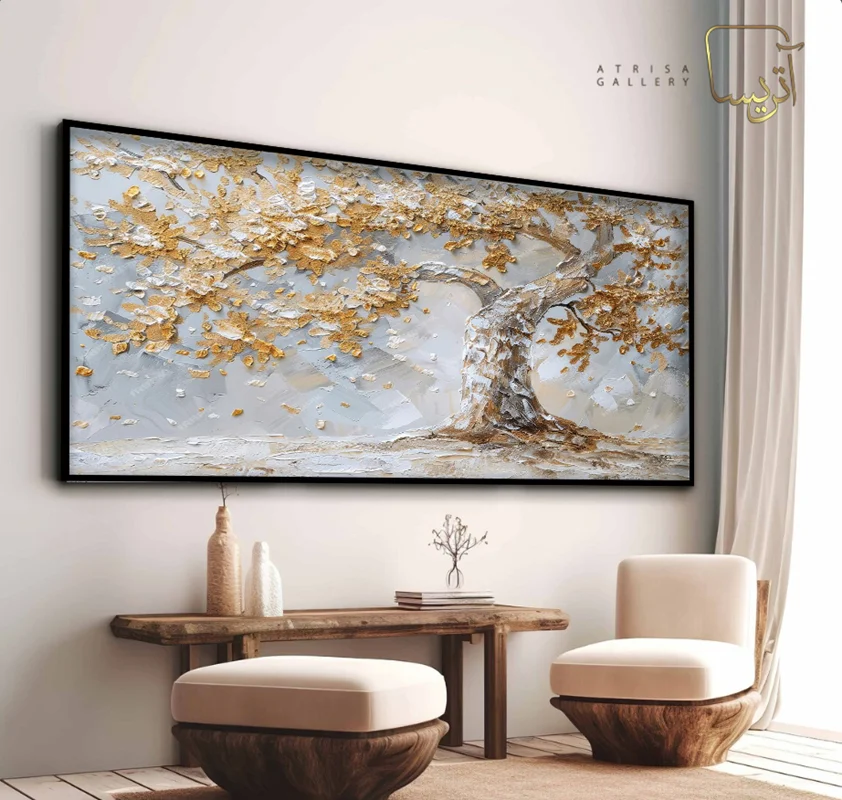 تابلو دکوراتیو طرح درخت