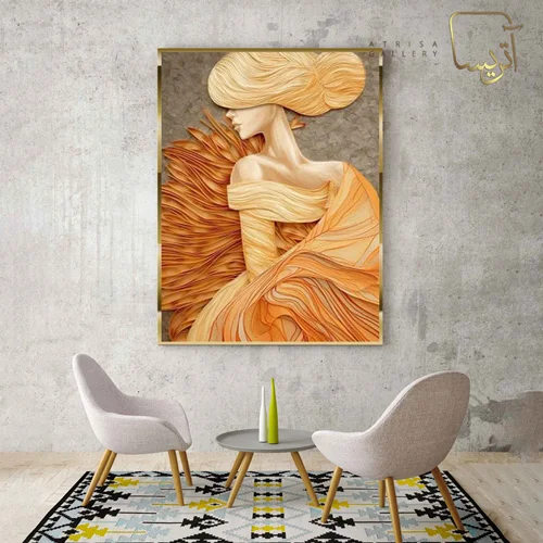 تابلو طرح دختر مدرن