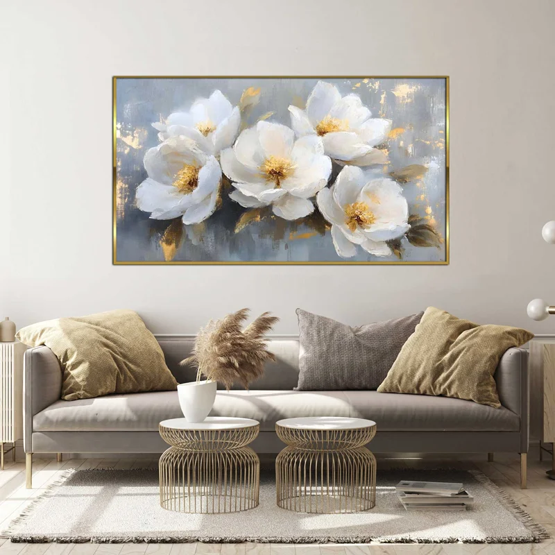 تابلو طرح گل مدرن