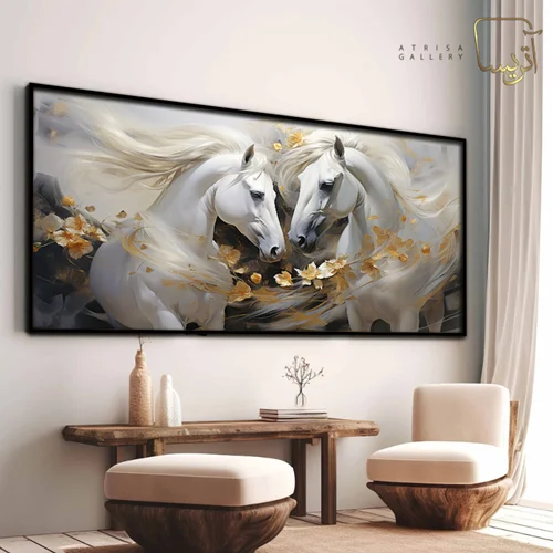 تابلو دکوراتیو طرح اسب