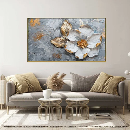 تابلو طرح گل مدرن
