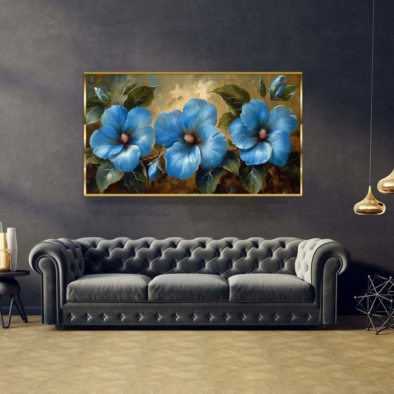 تابلو طرح گل مدرن