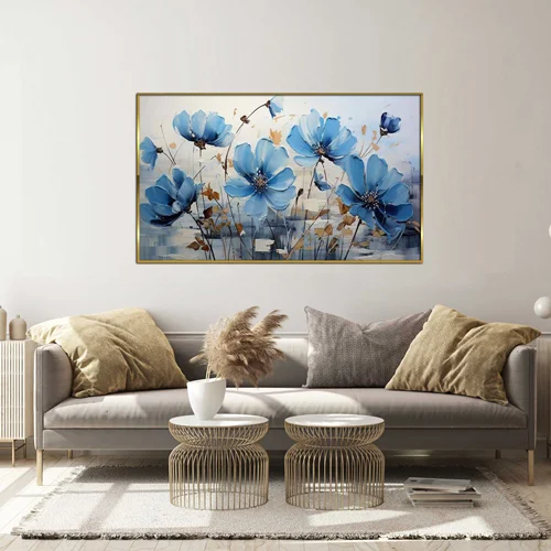 تابلو طرح گل مدرن