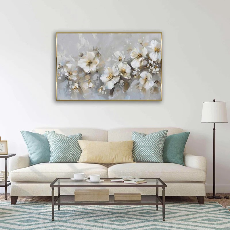 تابلو طرح گل مدرن