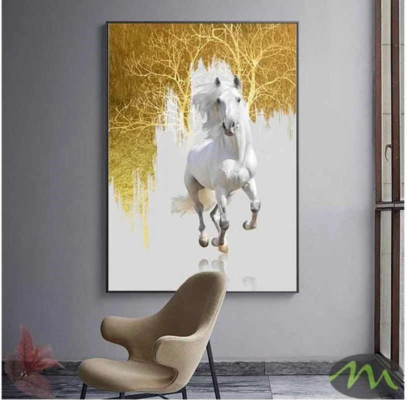 تابلو طرح اسب مدرن