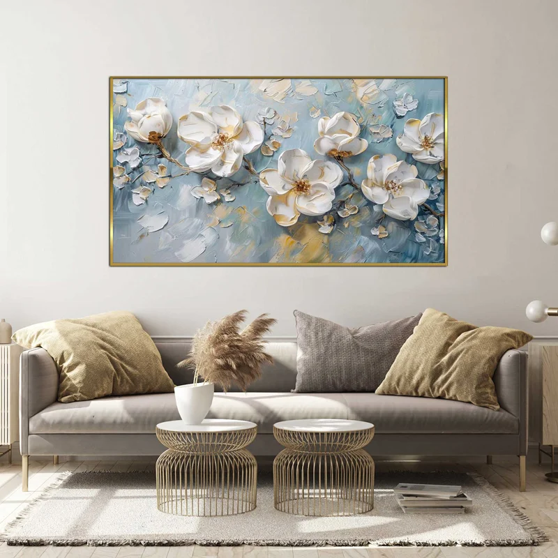 تابلو طرح گل مدرن