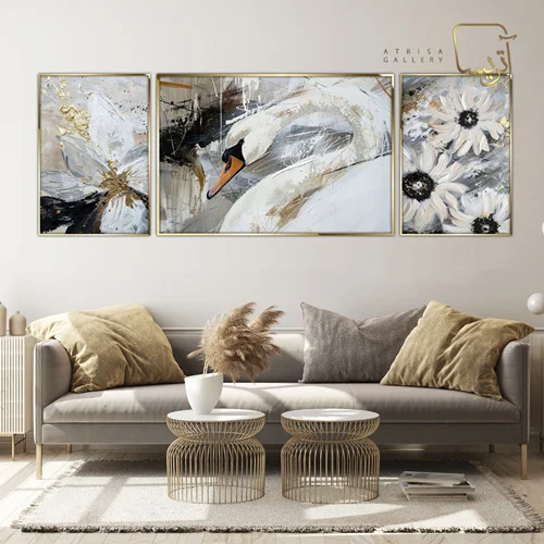 تابلو طرح قو مدرن