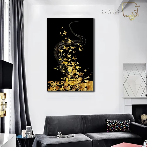 تابلو طرح پروانه مدرن