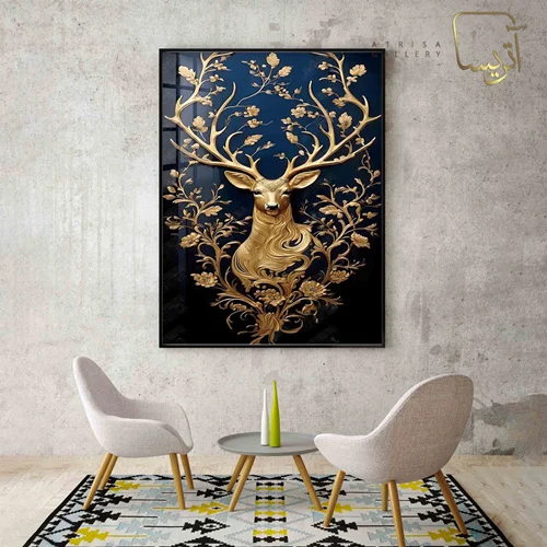 تابلو طرح گوزن مدرن