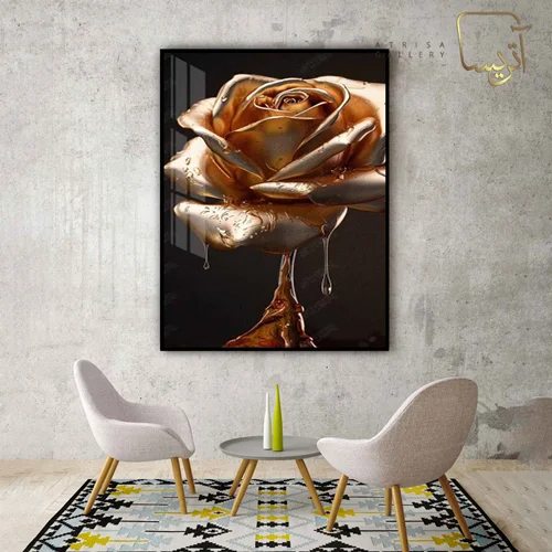 تابلو طرح گل مدرن