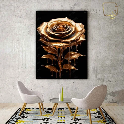 تابلو طرح گل مدرن