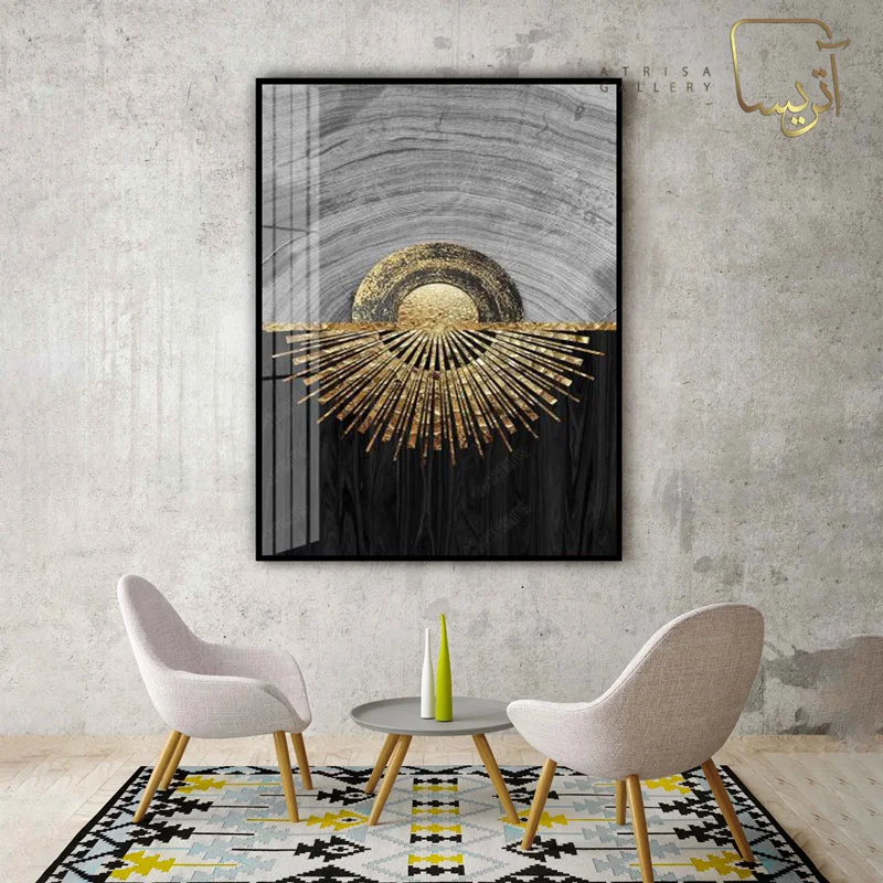 تابلو طرح آبستره مدرن