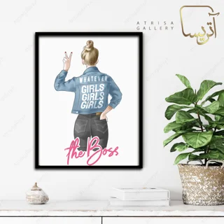 تابلو مدل دخترانه
