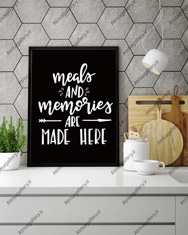 تابلو آشپزخانه make and memebries are made here