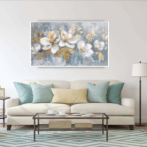 تابلو طرح گل مدرن