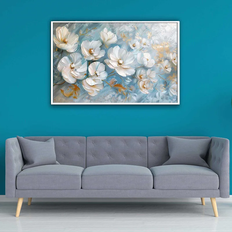 تابلو طرح گل مدرن