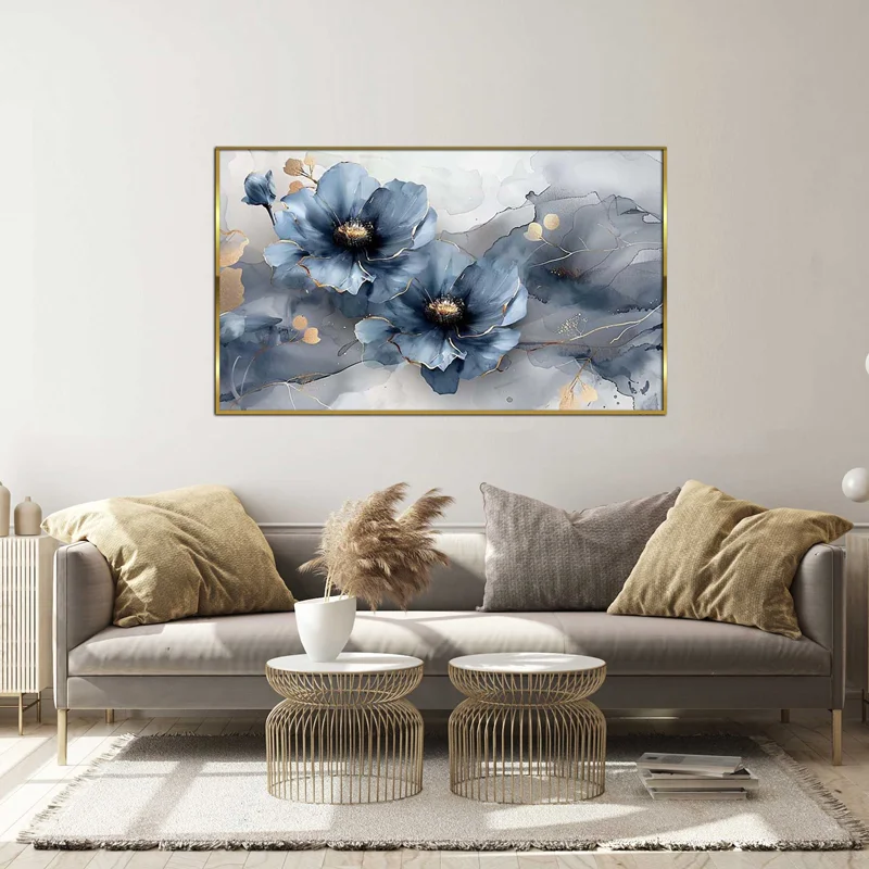 تابلو طرح گل مدرن