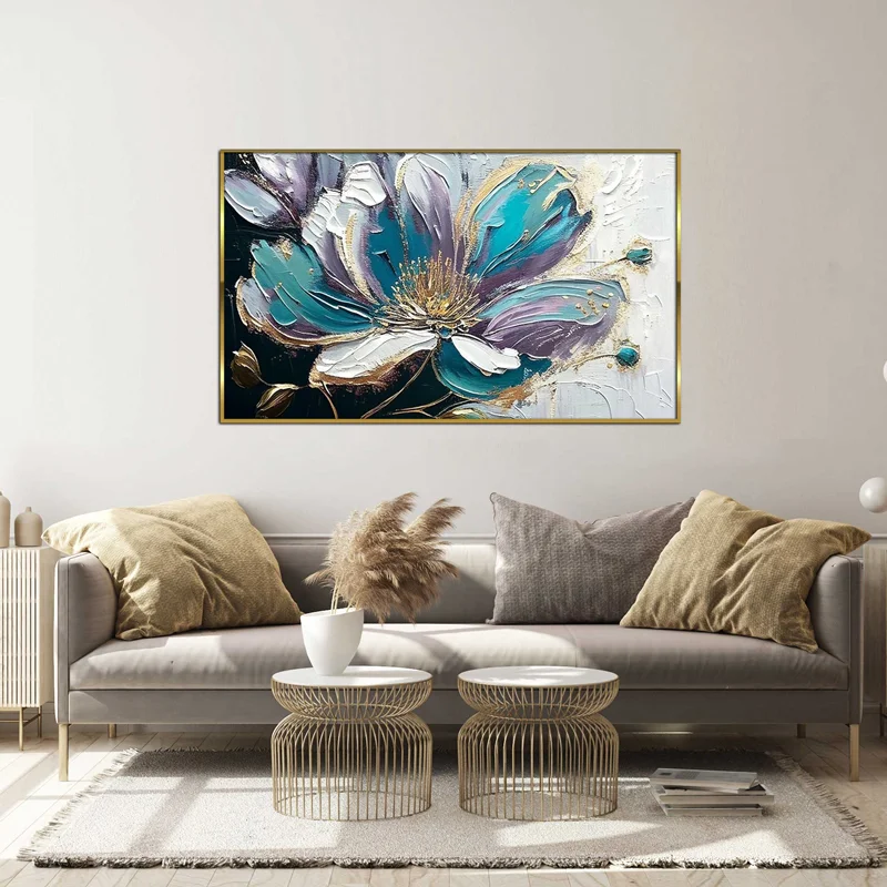 تابلو طرح گل مدرن