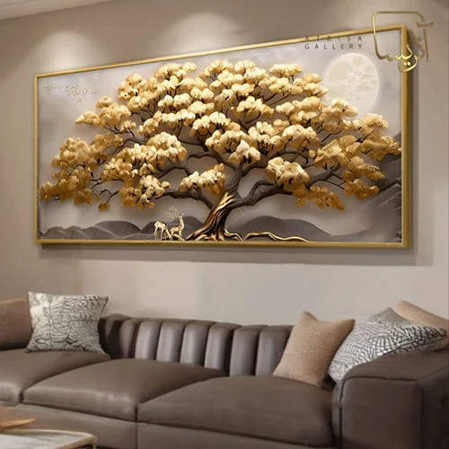 تابلو طرح درخت مدرن