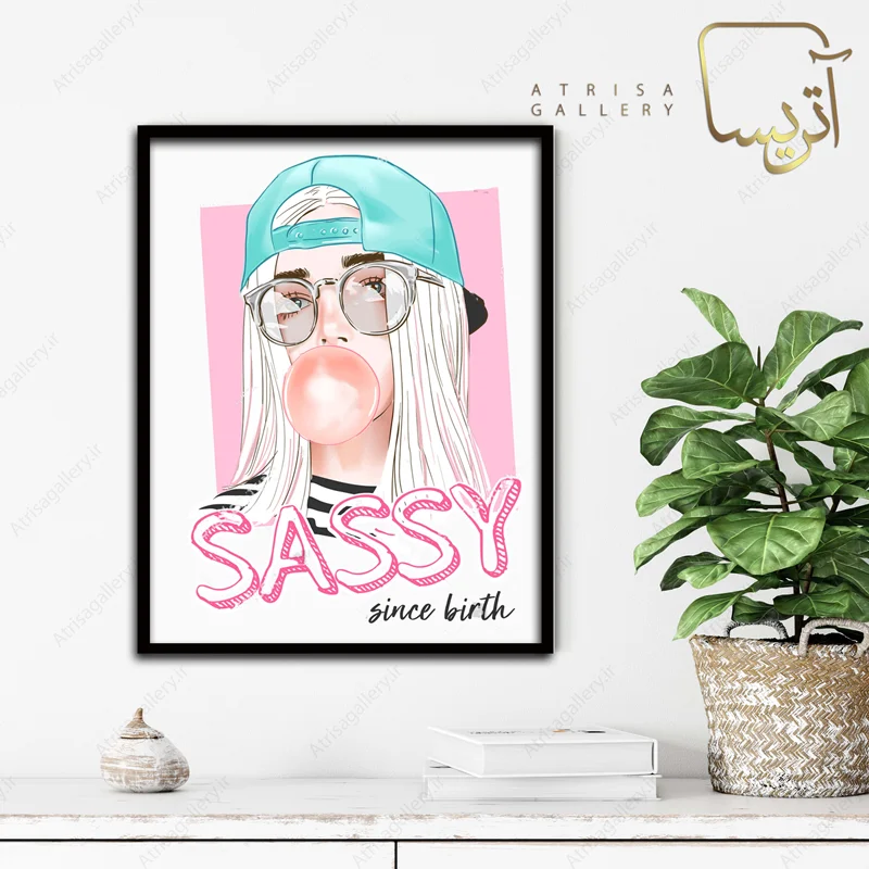 تابلو مدل دخترانه