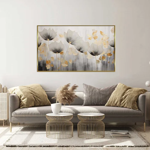 تابلو طرح گل مدرن