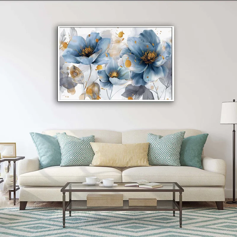 تابلو طرح گل مدرن