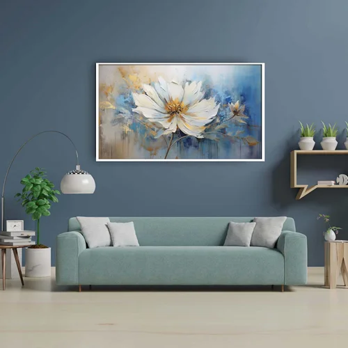 تابلو طرح گل مدرن