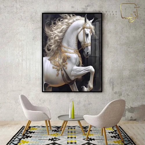 تابلو طرح اسب مدرن